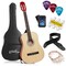 Ashthorpe Beginner Acoustic Guitar Package, Basic Starter Kit w/ Gig Bag, Strings, Strap, Tuner, Picks